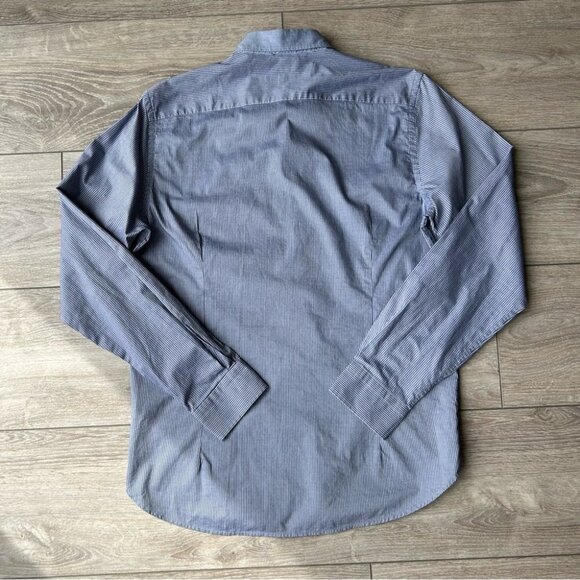 Ted Baker Pinstriped Button Down Oxford Shirt - Picture 13 of 15